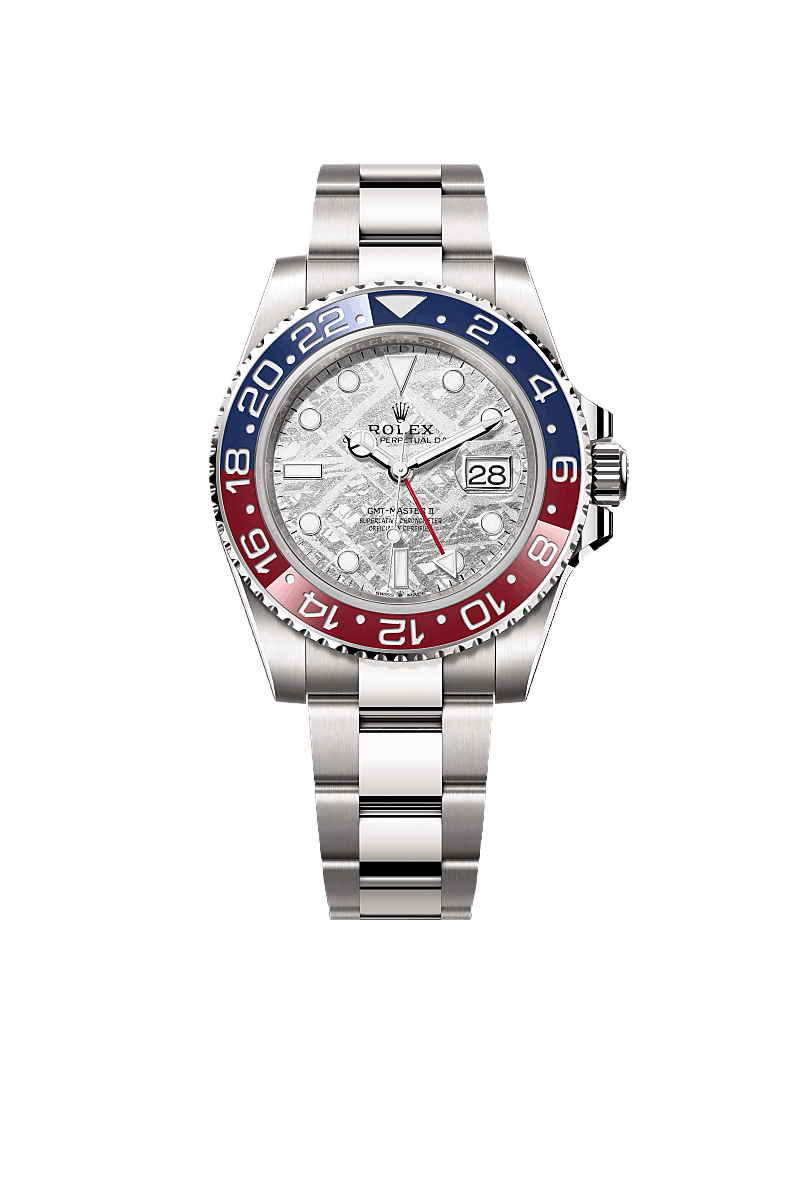 GMT-Master II Oyster, 40 mm, white gold