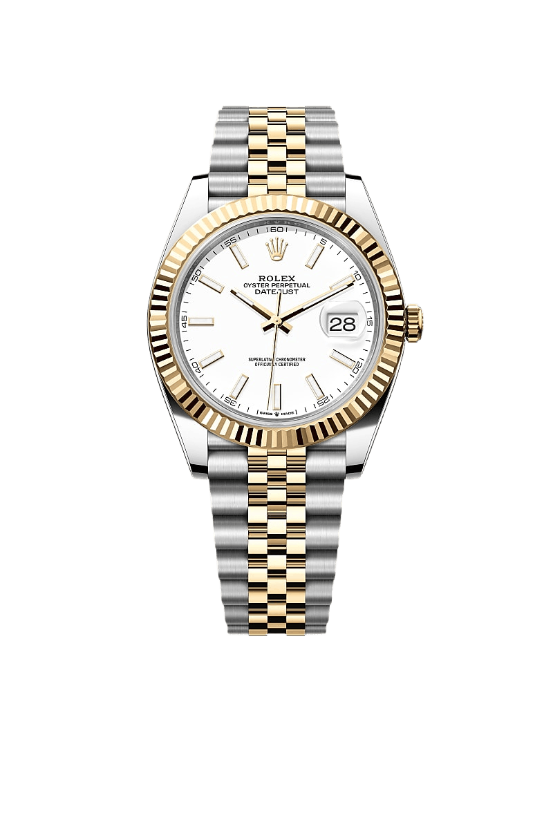 Datejust 41 Oyster, 41 mm, Oystersteel and yellow gold