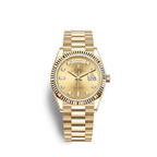 Day-Date 36mm Yellow Gold Champagne Diamond Dial