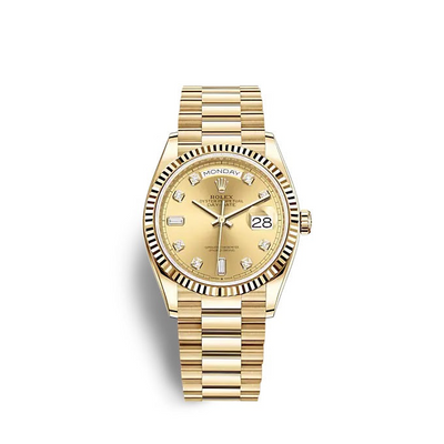 Day-Date 36mm Yellow Gold Champagne Diamond Dial