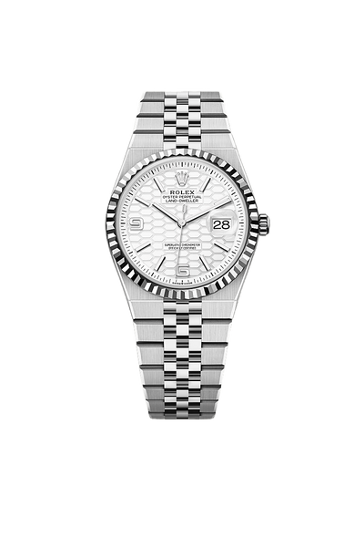 Land-Dweller 36 Oyster, 36 mm, Oystersteel and white gold