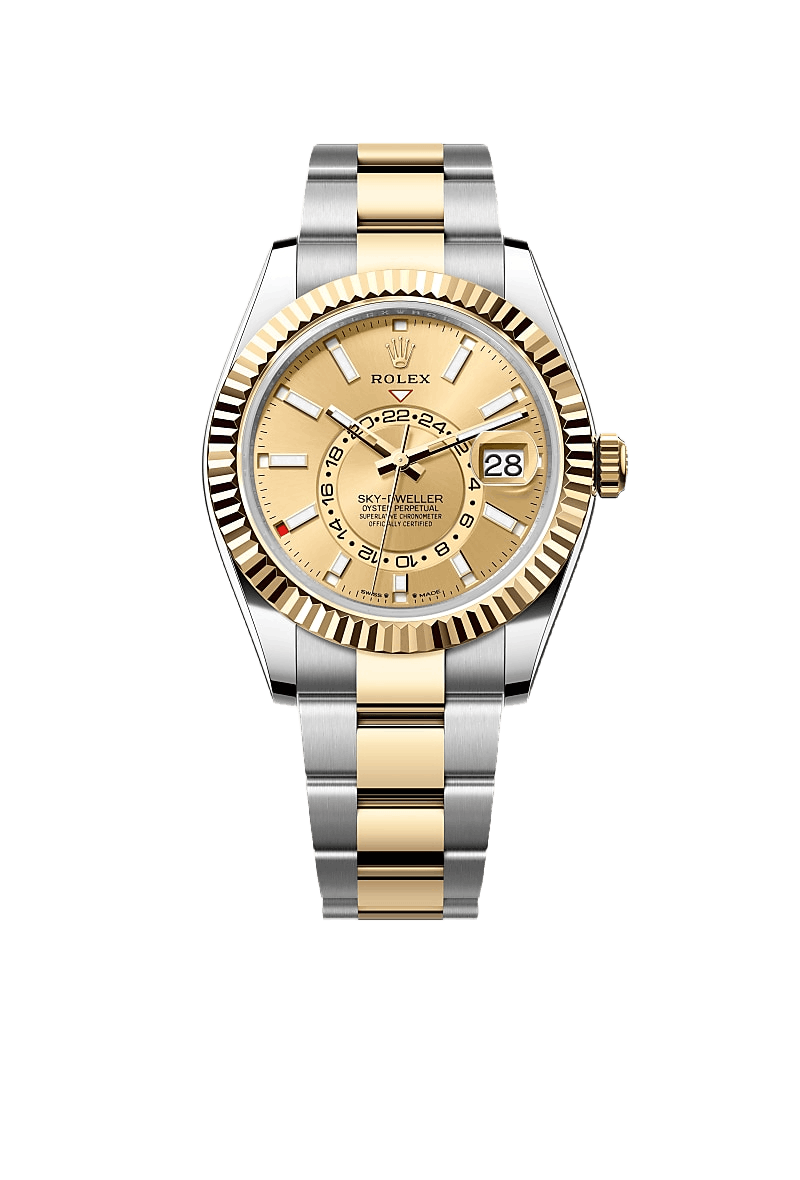 Sky-Dweller Oyster, 42 mm, Oystersteel and yellow gold