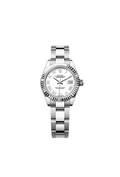 Lady-Datejust Oyster, 28 mm, Oystersteel and white gold