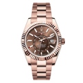 Sky – Dweller 42mm 18ct Everose Gold Chocolate Face