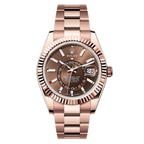 Sky – Dweller 42mm 18ct Everose Gold Chocolate Face