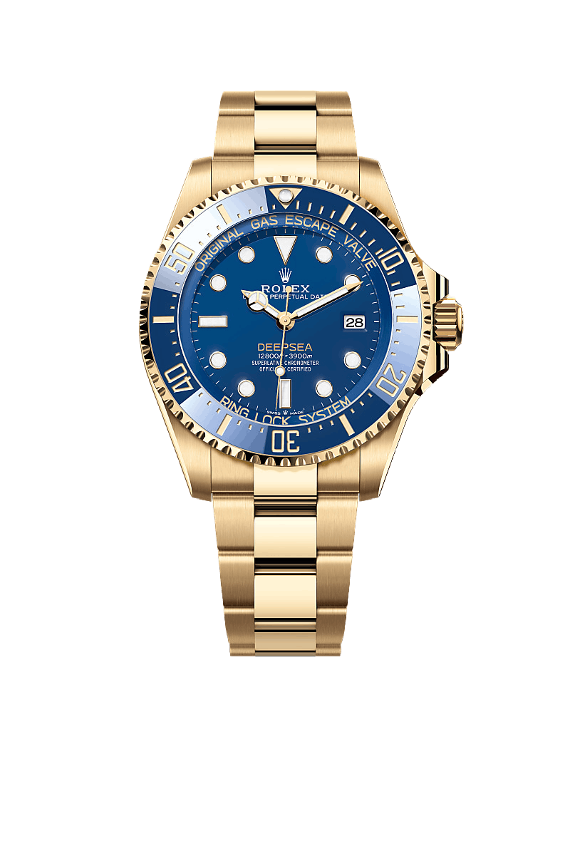 Deepsea Oyster, 44 mm, yellow gold