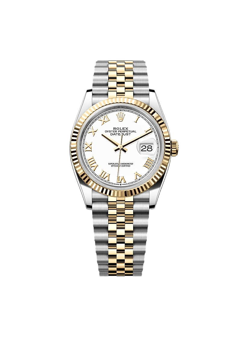 Datejust 36 Oyster, 36 mm, Oystersteel and yellow gold