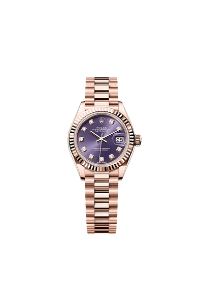 Lady-Datejust Oyster, 28 mm, Everose gold