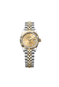Lady-Datejust Oyster, 28 mm, Oystersteel and yellow gold