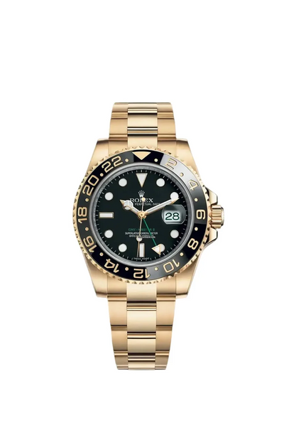 GMT-Master II “Root Beer” Yellow Gold Black Dial