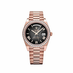 Day-Date Rose Gold Diamond Bezel Slate Ombre Dial (2025)