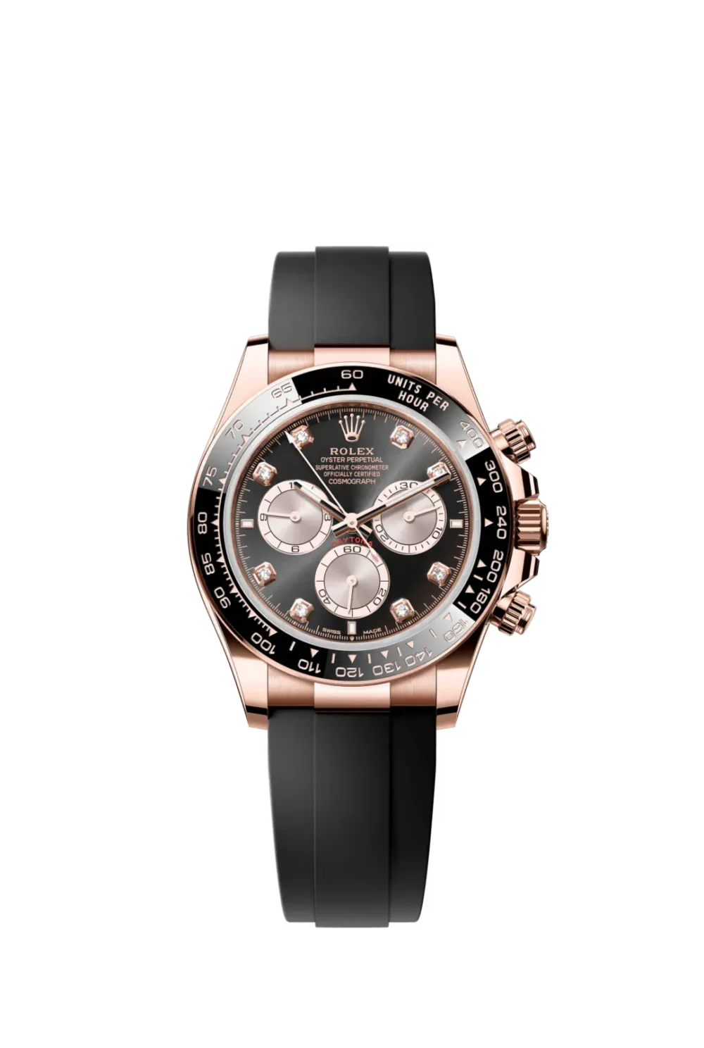 Cosmograph Daytona Everose Gold Black & Sundust Diamond Dial