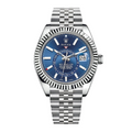 Sky-Dweller Stainless Steel, Blue Index Dial, 42 mm