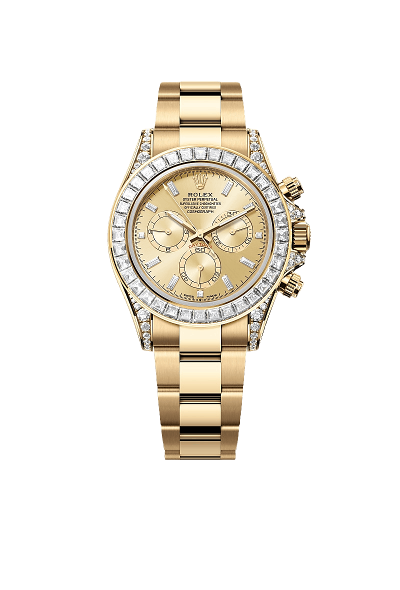 Cosmograph Daytona Oyster 40 mm yellow gold and diamonds