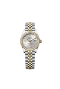 Lady-Datejust Oyster, 28 mm, Oystersteel, yellow gold and diamonds