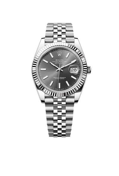 Datejust 41 Oyster, 41 mm, Oystersteel and white gold
