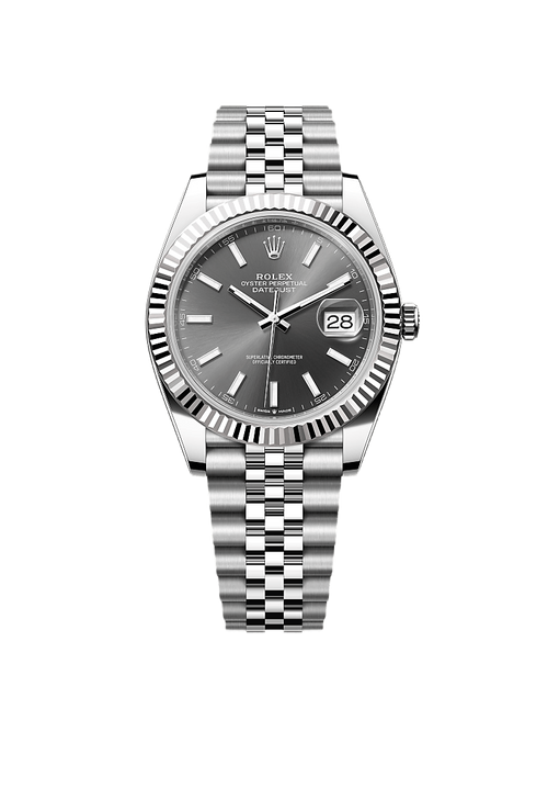 Datejust 41 Oyster, 41 mm, Oystersteel and white gold