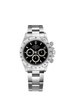 Cosmograph Daytona Stainless Steel Black Dial