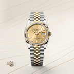 Datejust 36 Oyster, 36 mm, Oystersteel and yellow gold