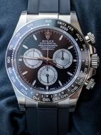 Cosmograph Daytona White Gold Steel Grey Dial with Oysterflex Bracelet