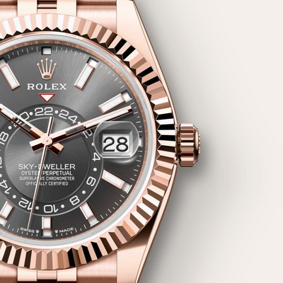 Sky-Dweller Oyster, 42 mm, Everose gold