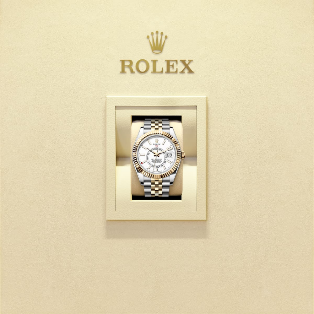 Sky-Dweller 42mm Oyster White Dial