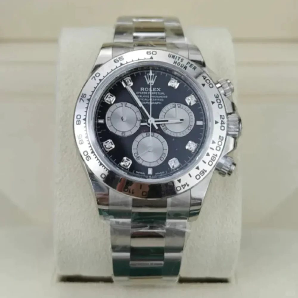 Cosmograph Daytona Oystersteel Slate Grey Diamond Dial