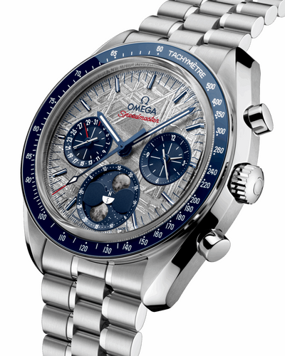 Speedmaster Moonphase 43 mm, steel on steel
