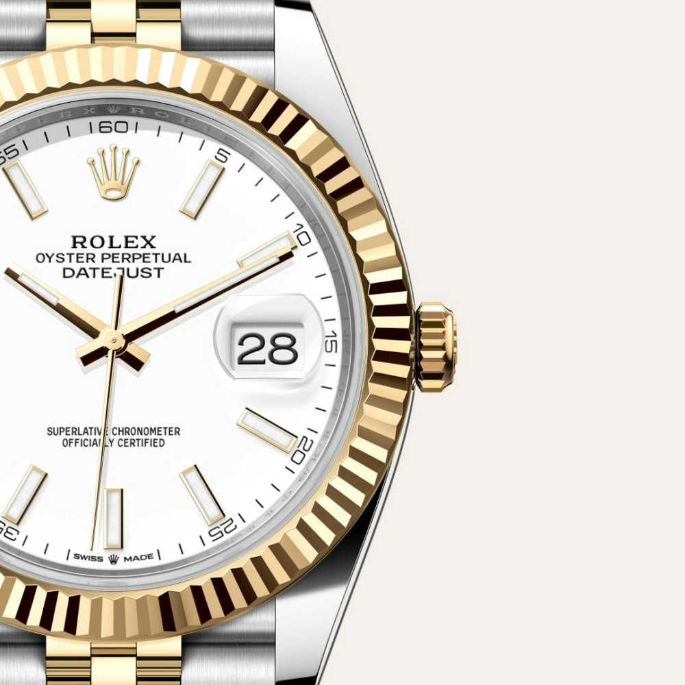 Datejust 41 Oyster, 41 mm, Oystersteel and yellow gold