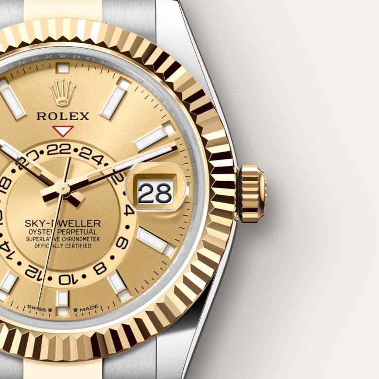 Sky-Dweller Oyster, 42 mm, Oystersteel and yellow gold