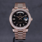 Day Date 40mm Eisenkiesel Diamonds