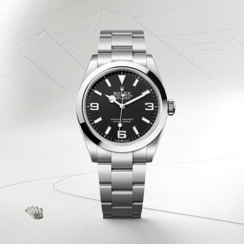 Explorer 40 Oyster, 40 mm, Oystersteel