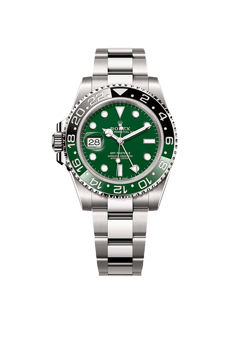 GMT-Master II Oyster, 40 mm, white gold