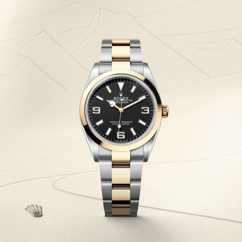 Explorer 36 Oyster, 36 mm, Oystersteel and yellow gold