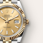Datejust 41 Oyster, 41 mm, Oystersteel and yellow gold