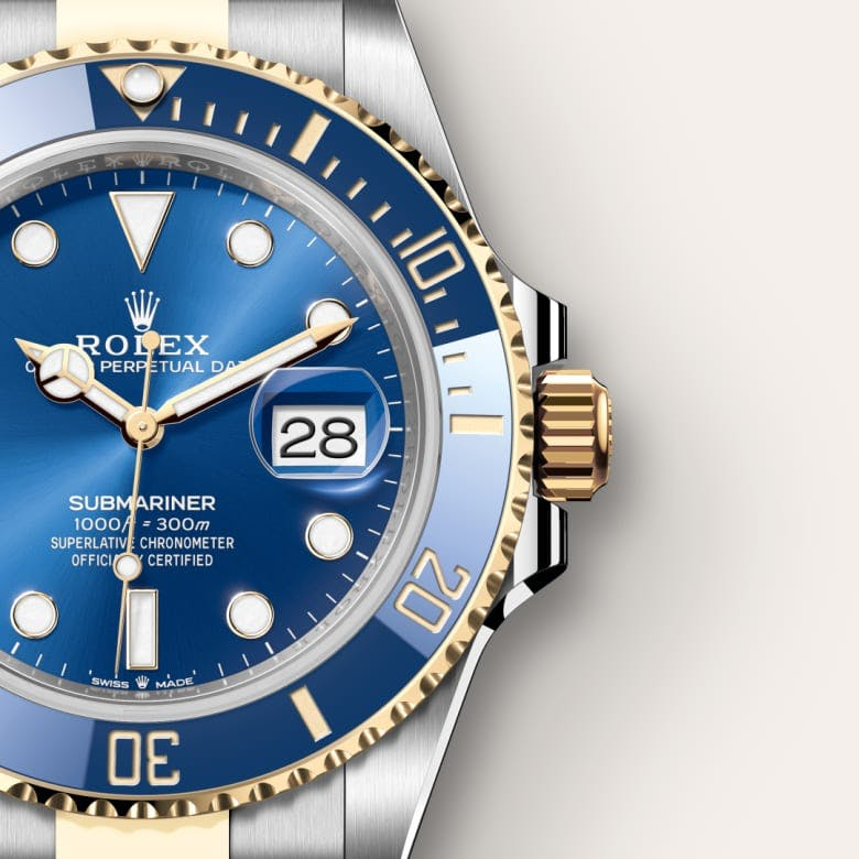 Submariner Date Oyster, 41 mm, Oystersteel and yellow gold