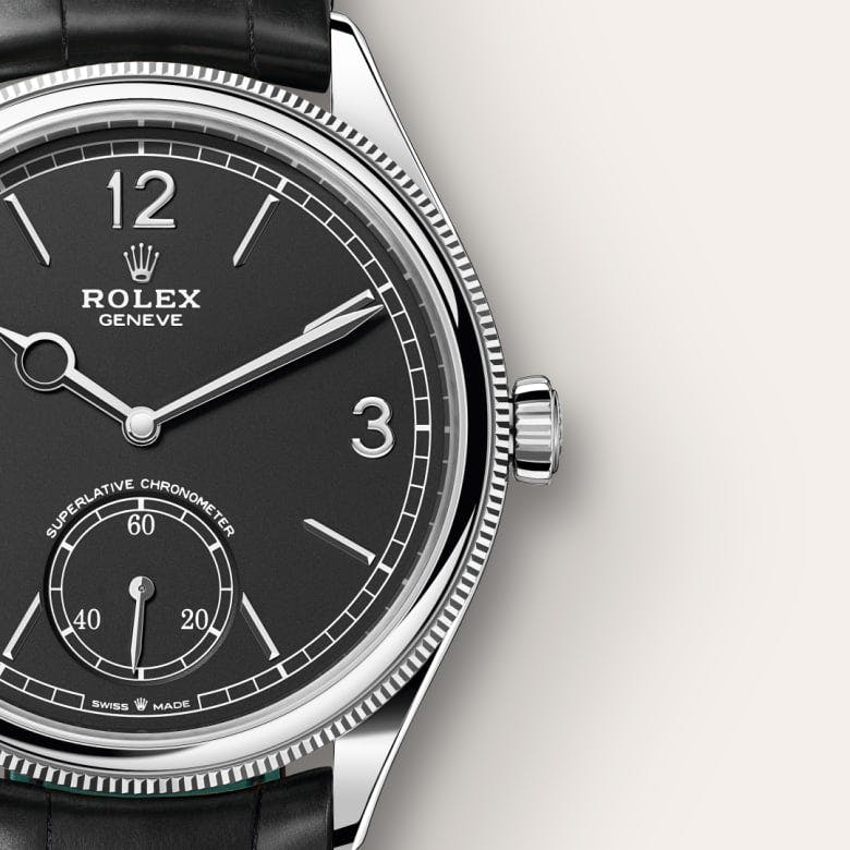 1908 39 mm, 18 kt white gold, polished finish