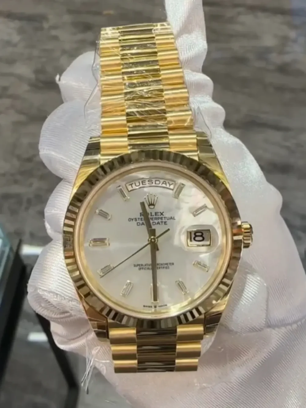 Day-Date 40 “Yellow Gold Mother-of-Pearl Dial”