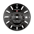 Sky-Dweller, 42mm, Oystersteel and 18k White Gold, Black, Jubilee