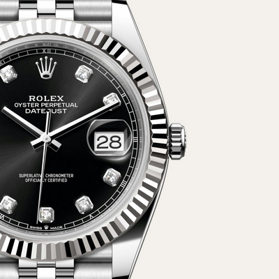 Datejust 41 Oyster, 41 mm, Oystersteel and white gold