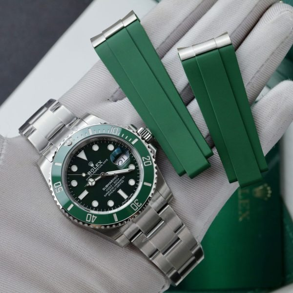Submariner Stainless Steel “The Hulk” Green Dial Cerachrom Bezel