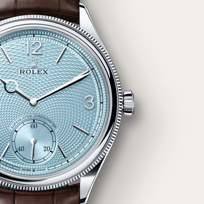 1908 39 mm, platinum, polished finish