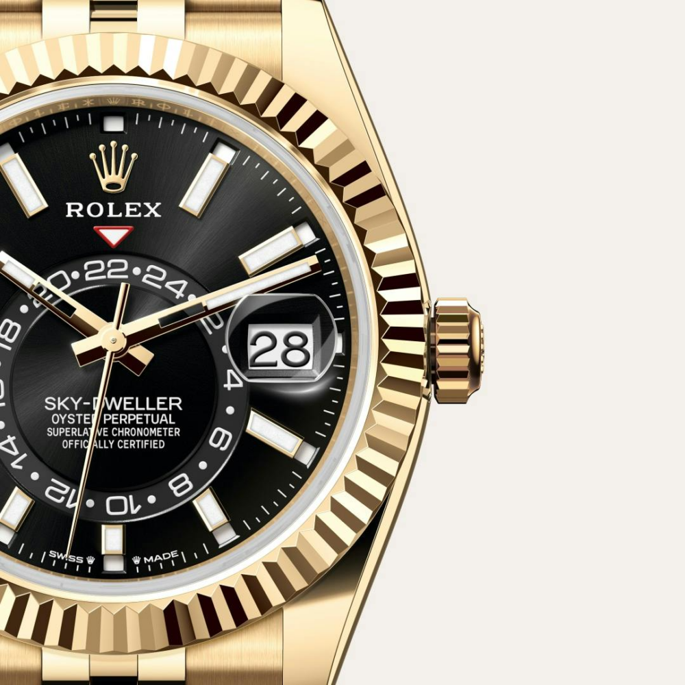 Sky-Dweller Oyster, 42 mm, yellow gold