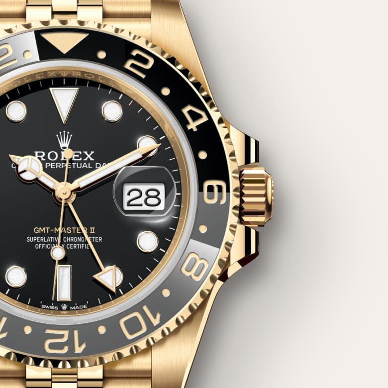GMT-Master II Oyster, 40 mm, yellow gold