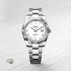 Datejust 41 Oyster, 41 mm, Oystersteel and white gold