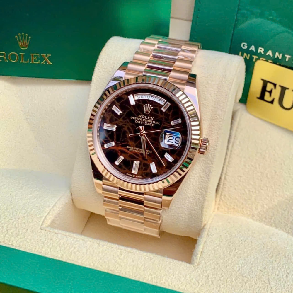 Day Date 40mm Eisenkiesel