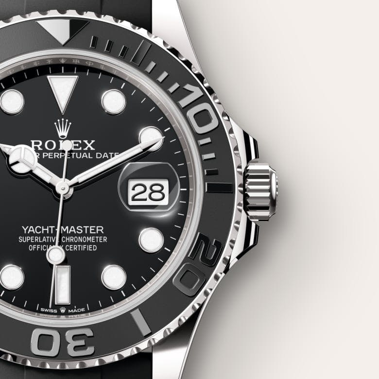 Yacht-Master 42 Oyster, 42 mm, white gold