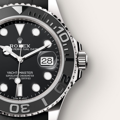Yacht-Master 42 Oyster, 42 mm, white gold