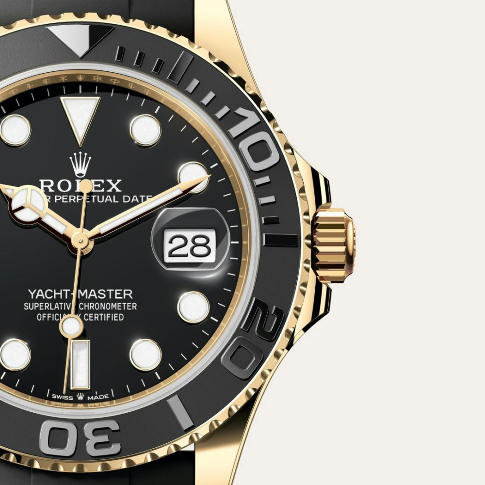 Yacht-Master 42 Oyster, 42 mm, yellow gold