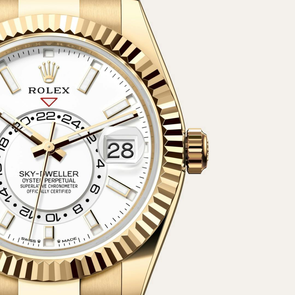 Sky-Dweller Oyster, 42 mm, yellow gold